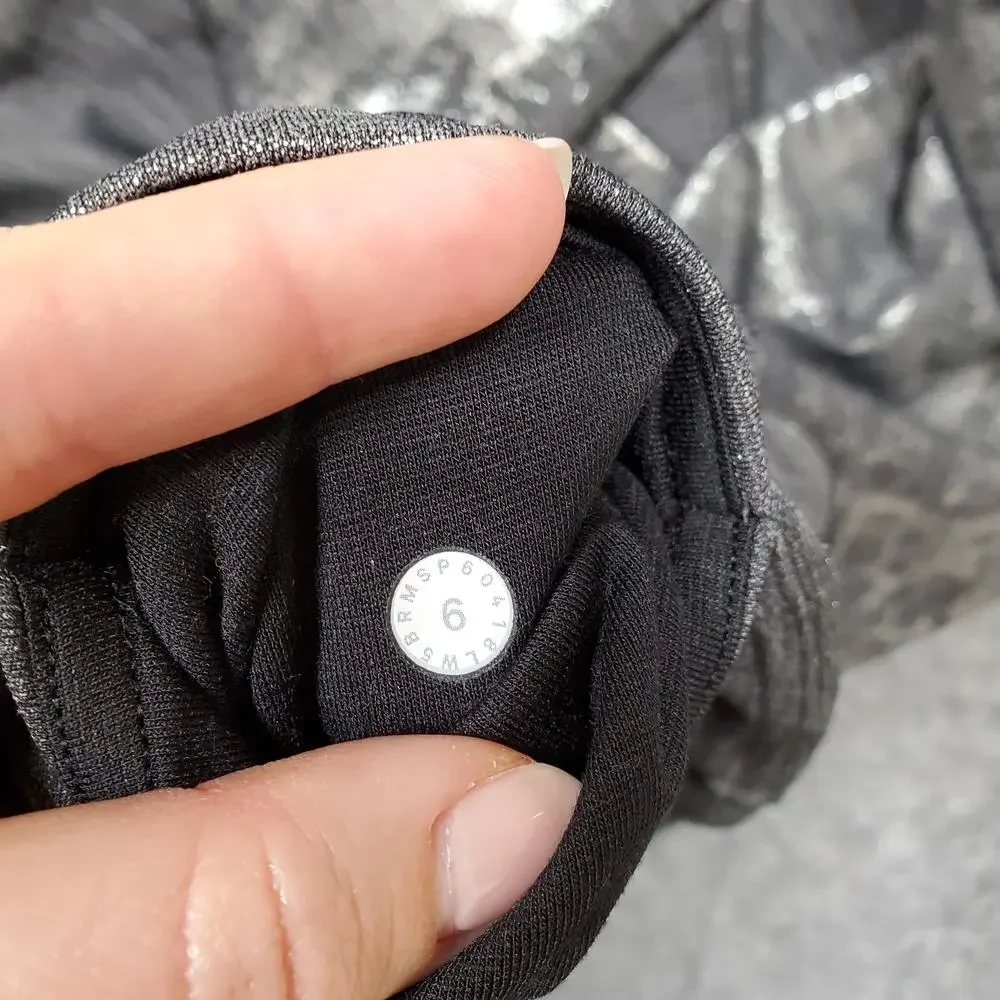 Lululemon Leggings Womens 6 Wunder Under High Rise Foil 28 Crinkle Brindle Shine